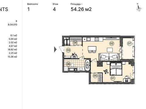 квартира за адресою Джона Маккейна вул. (Івана Кудрі), (Будинок 8)