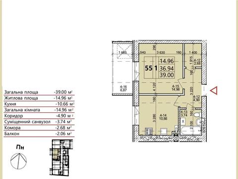 квартира за адресою Галицька вул., 109
