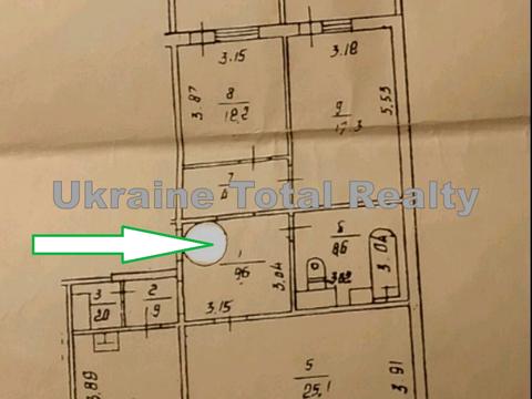 квартира за адресою Анни Ахматової вул., 43