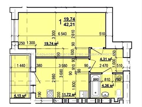 квартира за адресою Героїв Харкова просп. (Московський), 268-А
