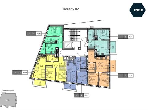 квартира за адресою Рудненська вул. (Білогорська), (5 черга (будинок 2))