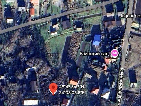 ділянка за адресою Черешнева