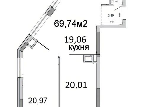 квартира по адресу Ивана Величковского ул., (Будинок 1)