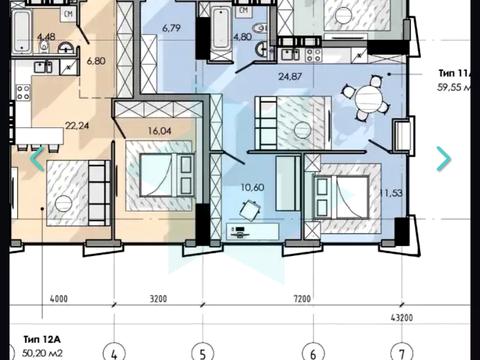 квартира за адресою Набережна Перемоги вул., 128