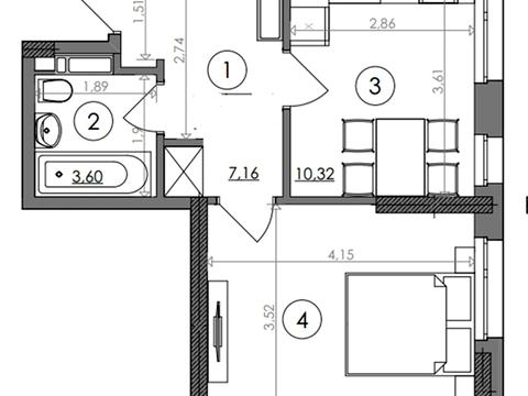 квартира по адресу Столичное шоссе, 5-A