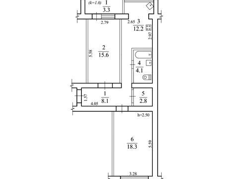 квартира по адресу Николая Михновского бульв. (Дружбы народов), 10-А