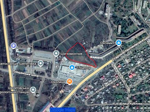 ділянка за адресою Старокостянтинівське шосе, 40А