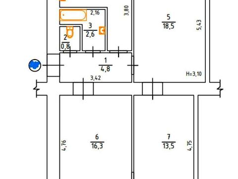 квартира за адресою Велика Васильківська вул. (Червоноармійська), 84/20
