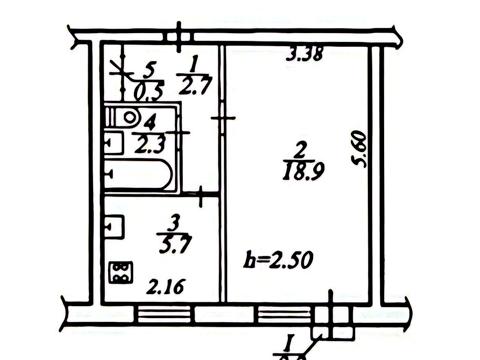 квартира за адресою Космонавтів вул., 20