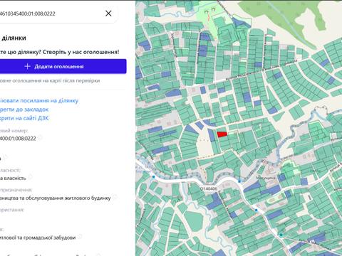 ділянка за адресою 