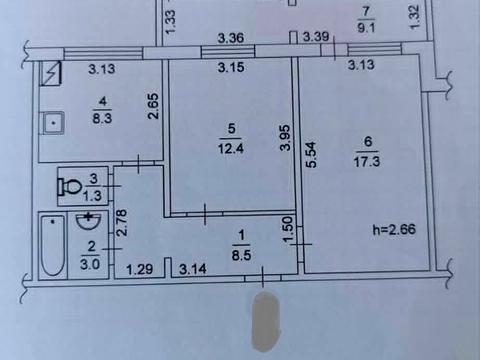 квартира по адресу Червоной Калины просп. (Владимира Маяковского), 14/13