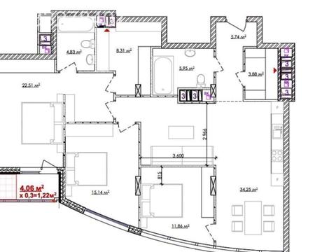 квартира за адресою Голосіївський просп. (40-річчя Жовтня), 60