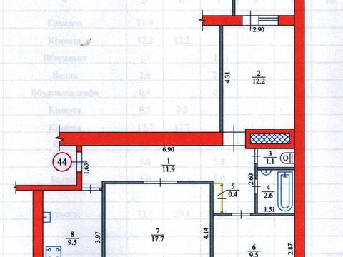 квартира по адресу Любарского пер. (Белостоцкого), 12