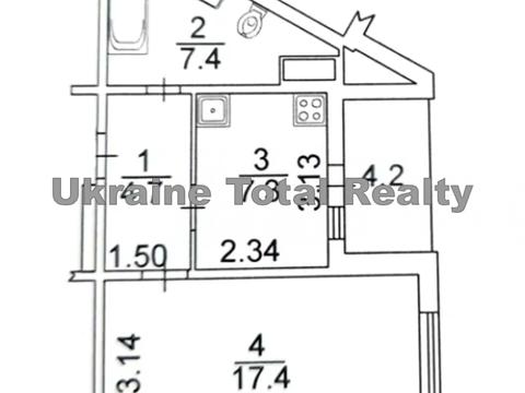 квартира по адресу Елизаветы Чавдар ул., 34