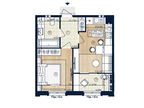 квартира по адресу  ул., 2