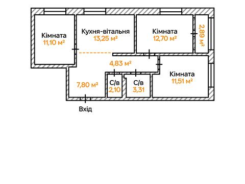 квартира за адресою Столичне шосе, 5-A