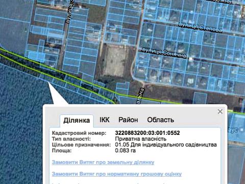 участок по адресу Західна вул.