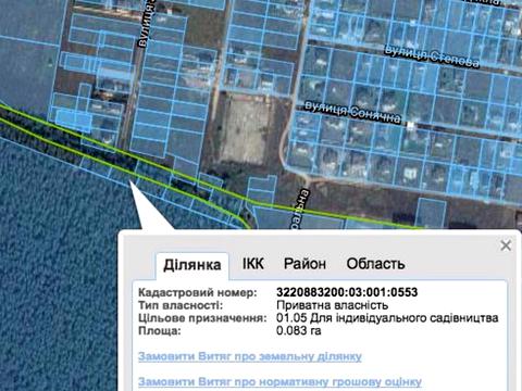 участок по адресу Західна вул.