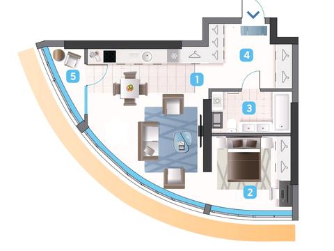квартира за адресою Електриків вул., (Будинок 1)