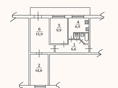 квартира по адресу Зодчих ул., 62