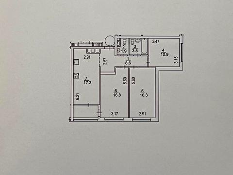 квартира по адресу Евгения Сверстюка ул. (Марины Расковой), 6