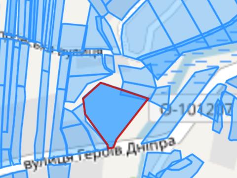 ділянка за адресою Героїв Дніпра