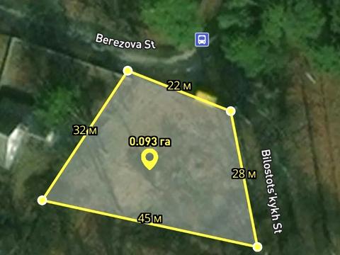 ділянка за адресою Березова вул. (Кірова), 1/16