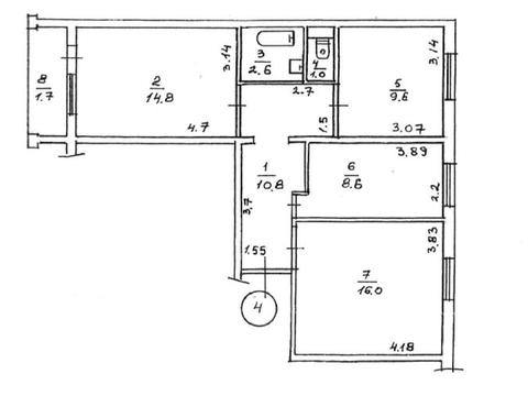 квартира за адресою Мотрі Братійчук вул. (Челюскінців), 4