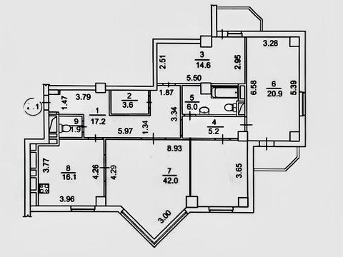 квартира по адресу Генерала Геннадия Воробьёва ул. (Курська), 13-Е