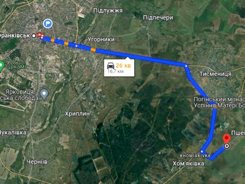 участок по адресу Петрикова