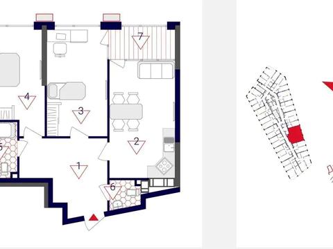 квартира за адресою Дніпровська набережна вул., (Будинок 9)