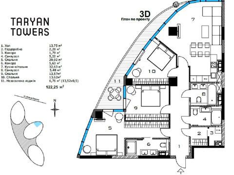 квартира за адресою Іоанна Павла II вул. (Патріса Лумумби), (Будинок 2)