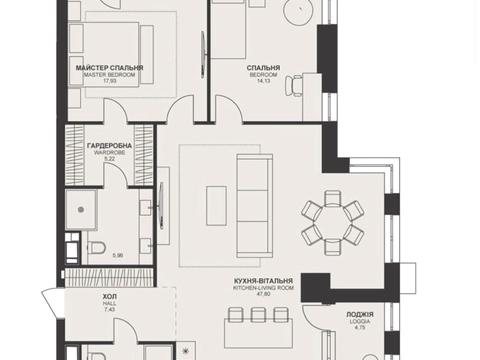 квартира по адресу Василия Тютюнника ул. (Анрі Барбюса), 39