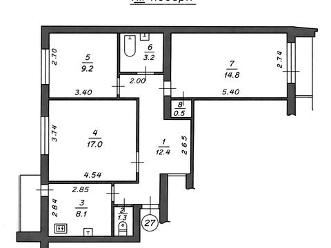 квартира по адресу Саломеи Крушельницкой ул., 75