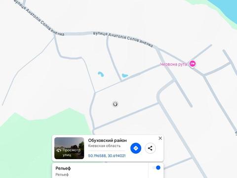 участок по адресу Анатолия Соловьяненко ул.