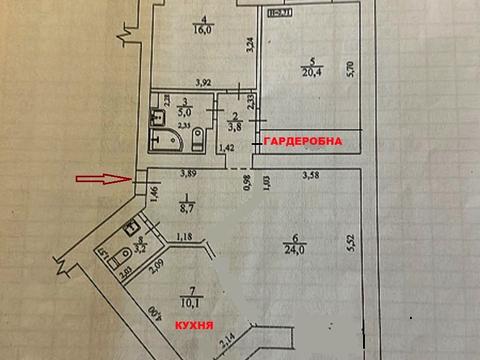 квартира по адресу Салютная ул., 1-Б
