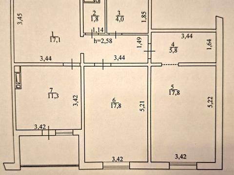 квартира за адресою Бориса Антоненка-Давидовича вул., 1