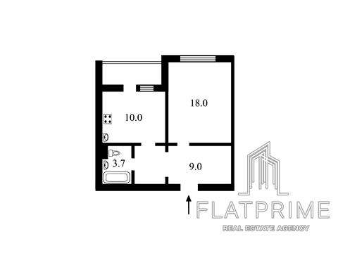 квартира по адресу Драгоманова ул., 1-К
