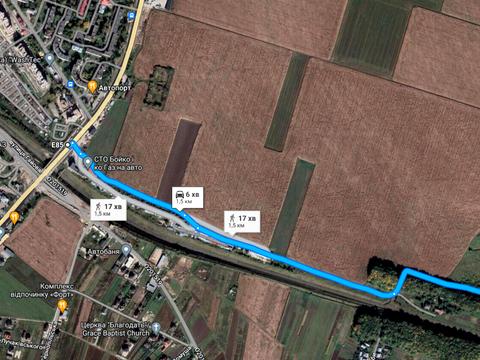 участок по адресу Івана Франка