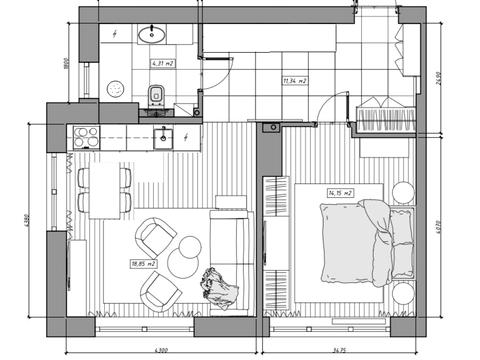 квартира по адресу Глубочицкая ул., 13-6