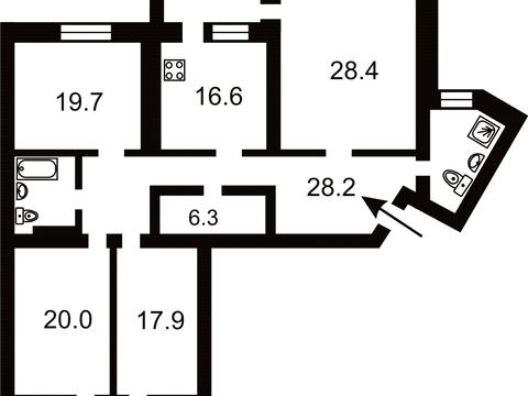 квартира за адресою Володимира Івасюка просп. (Героїв Сталінграду), 6