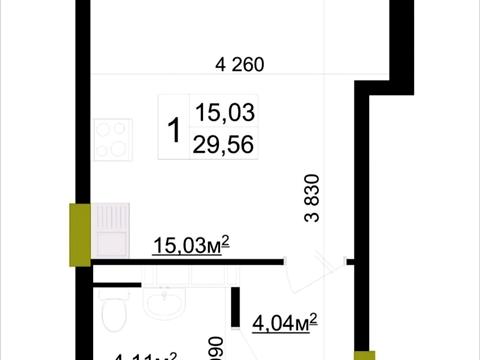 квартира по адресу Євгена Рихліка ул. (5-й  Щорса), 14