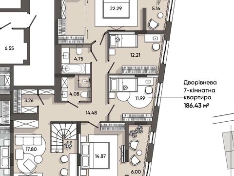 квартира за адресою Пластова вул. (Силікатна), (Будинок А5)