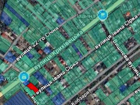 ділянка за адресою Крихівецька вул.