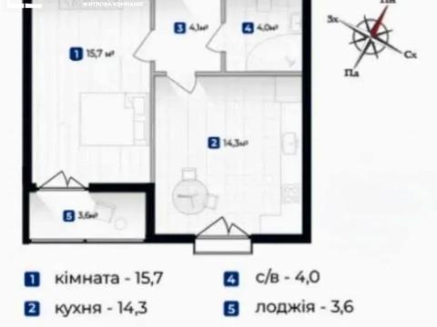 квартира за адресою Олександра Довженка вул., (Будинок 11)