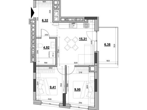 квартира за адресою Рудненська вул. (Білогорська), (Будинок)