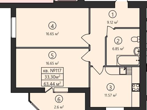 квартира по адресу Сімейна ул., 1