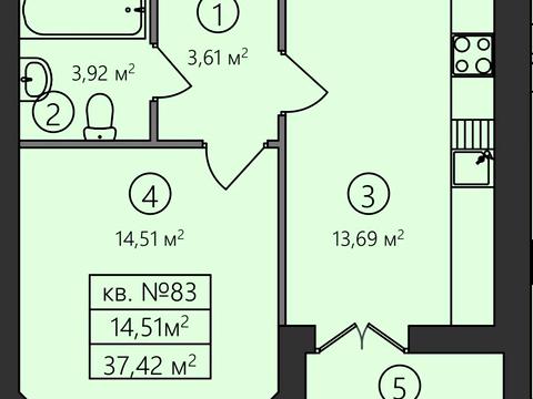квартира по адресу Сімейна ул., 1