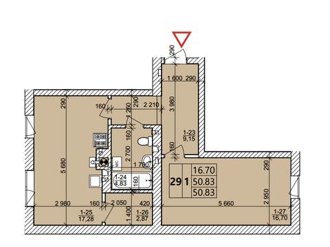 квартира за адресою Галицька вул., (Будинок 1)