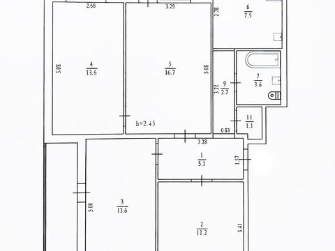 квартира по адресу Латышева пер. (Латышева), 11